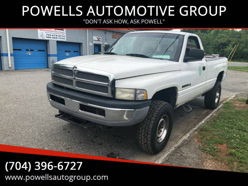 2000 Dodge Ram Pickup 2500 for sale at POWELLS AUTOMOTIVE GROUP in Gastonia NC