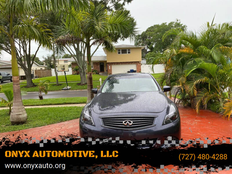 2013 Infiniti G37 Sedan for sale at ONYX AUTOMOTIVE, LLC in Largo FL