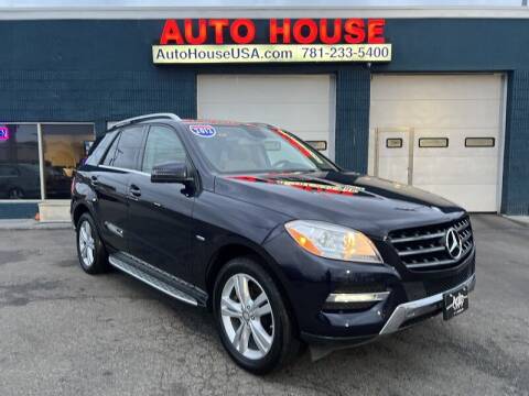 2012 Mercedes-Benz M-Class for sale at Auto House USA in Saugus MA