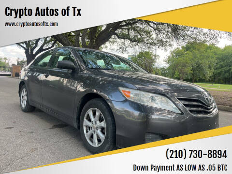 2011 Toyota Camry for sale at Crypto Autos of Tx in San Antonio TX