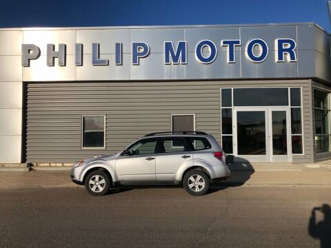 2010 Subaru Forester for sale at Philip Motor Inc in Philip SD