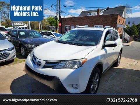 2015 Toyota RAV4 for sale at Highland Park Motors Inc. in Highland Park NJ