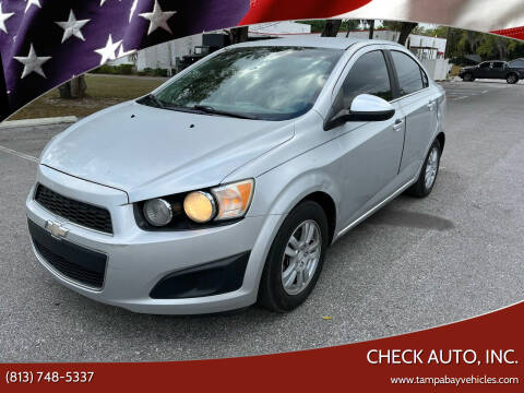 2014 Chevrolet Sonic for sale at CHECK AUTO, INC. in Tampa FL