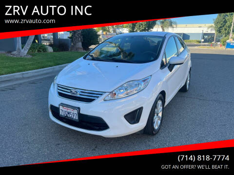 2011 Ford Fiesta for sale at ZRV AUTO INC in Brea CA