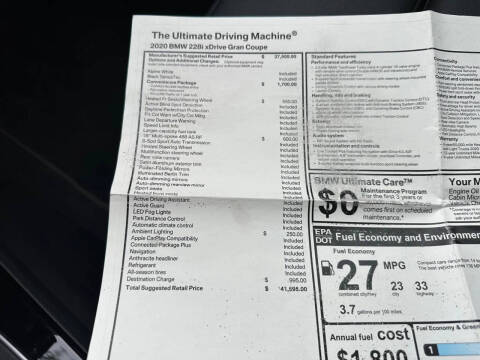 2020 BMW 2 Series 228i xDrive Gran Coupe