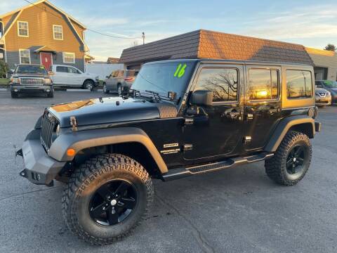 2016 Jeep Wrangler Unlimited for sale at MAGNUM MOTORS in Reedsville PA