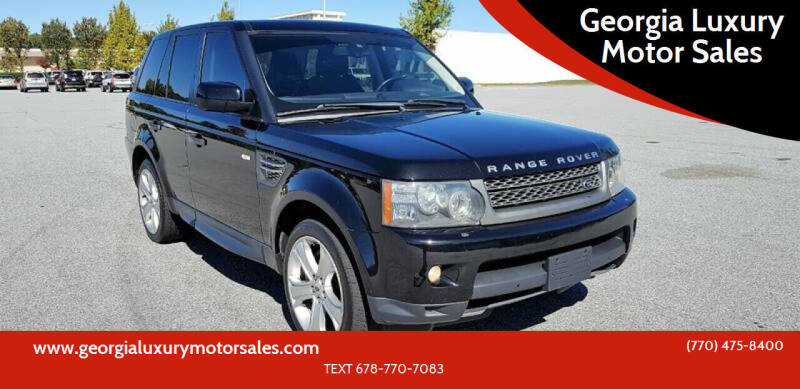 2010 Land Rover Range Rover Sport for sale at Georgia Luxury Motor Sales in Cumming GA