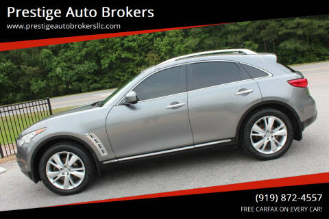 2013 Infiniti FX37 for sale at Prestige Auto Brokers in Raleigh NC