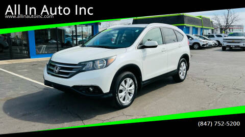 2012 Honda CR-V for sale at All In Auto Inc in Palatine IL