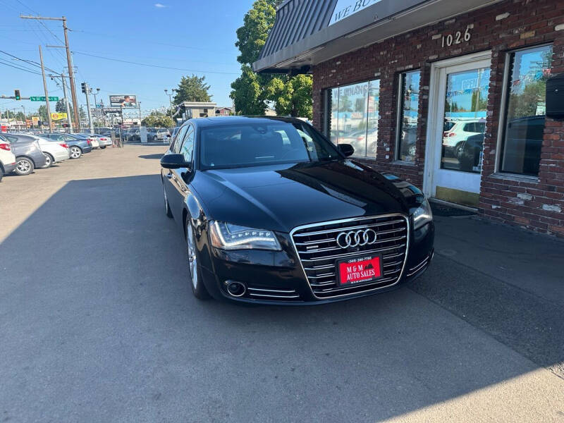 2013 Audi A8 L for sale at M&M Auto Sales in Portland OR