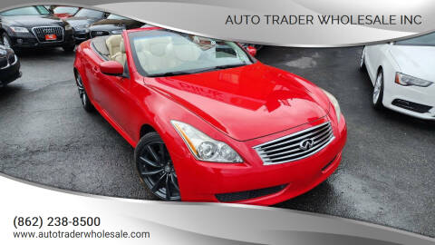 2009 Infiniti G37 Convertible for sale at Auto Trader Wholesale Inc in Saddle Brook NJ