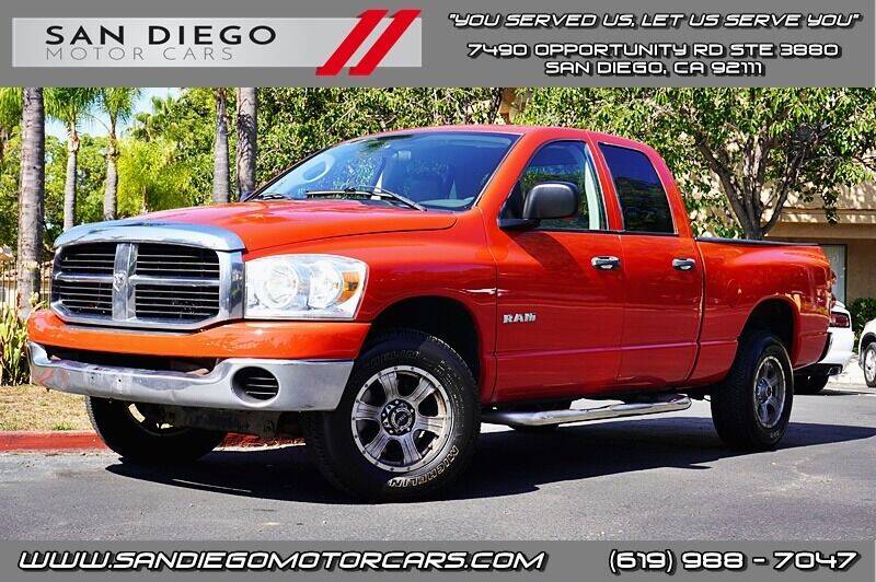 2008 Dodge Ram Pickup 1500 for sale at San Diego Motor Cars LLC in San Diego CA