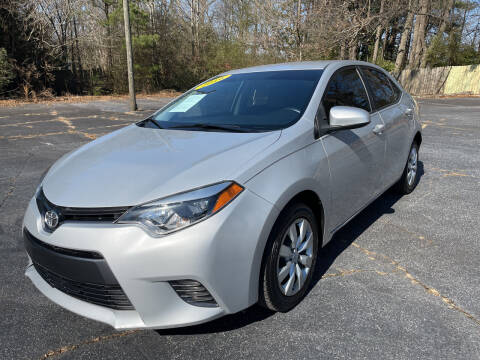 2016 Toyota Corolla for sale at Peach Auto Sales in Smyrna GA