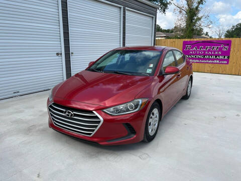 2017 Hyundai Elantra for sale at RALPHS AUTO SALES in Baton Rouge LA