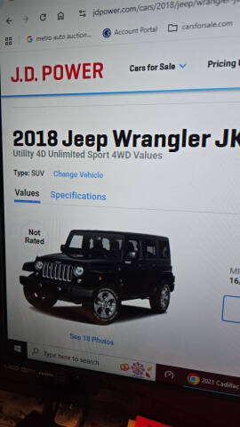 2018 Jeep Wrangler Unlimited Sport S