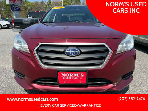 2016 Subaru Legacy for sale at NORM'S USED CARS INC in Wiscasset ME