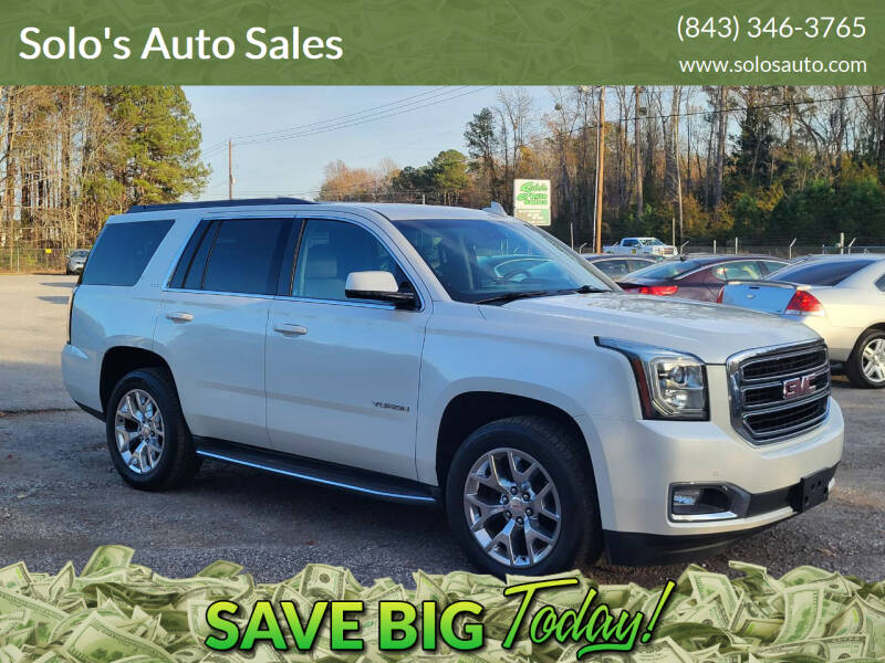 2015 GMC Yukon for sale at Solo's Auto Sales in Timmonsville SC