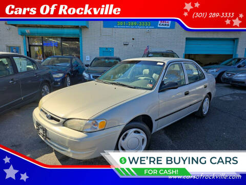 1999 Toyota Corolla for sale at Cars Of Rockville in Rockville MD