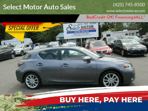 2013 Lexus CT 200h for sale at Select Motor Auto Sales in Lynnwood WA