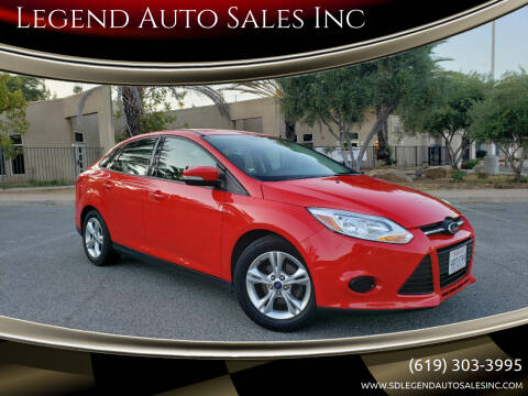 2013 Ford Focus for sale at Legend Auto Sales Inc in Lemon Grove CA