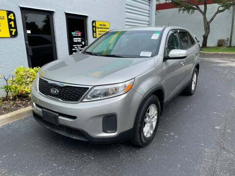2015 Kia Sorento for sale at FLORIDA CAR TRADE LLC in Davie FL