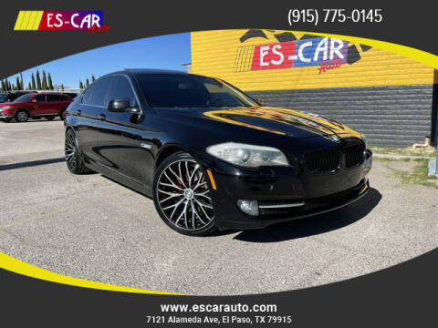 2012 BMW 5 Series for sale at Escar Auto in El Paso TX
