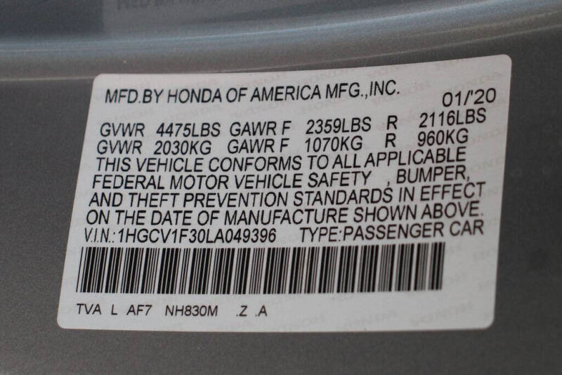 2020 Honda Accord Sport