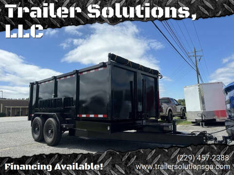 2025 7x14 Tandem Axle 7x14 Dump Trailer for sale at Trailer Solutions, LLC in Fitzgerald GA