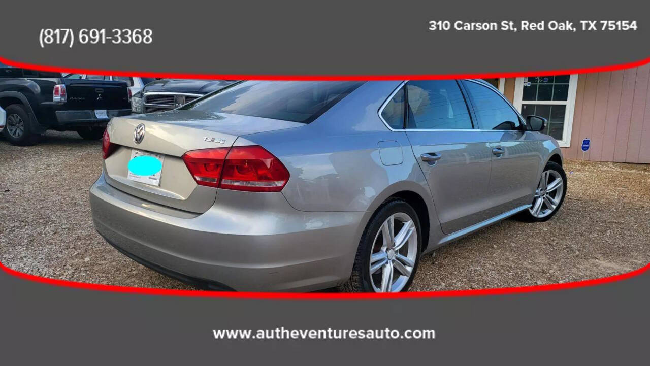 2014 Volkswagen Passat for sale at AUTHE VENTURES AUTO in Red Oak, TX