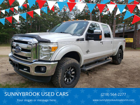 2013 Ford F-350 Super Duty for sale at SUNNYBROOK USED CARS in Menahga MN