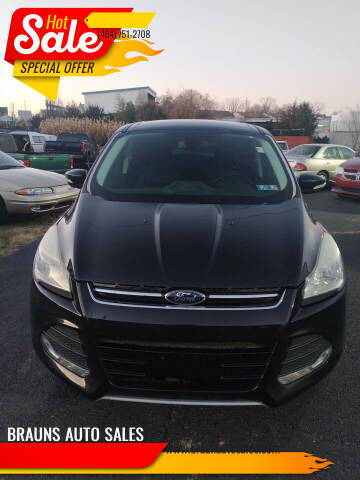 2013 Ford Escape for sale at BRAUNS AUTO SALES in Pottstown PA