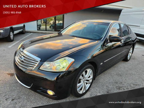 2009 Infiniti M35 for sale at UNITED AUTO BROKERS in Hollywood FL