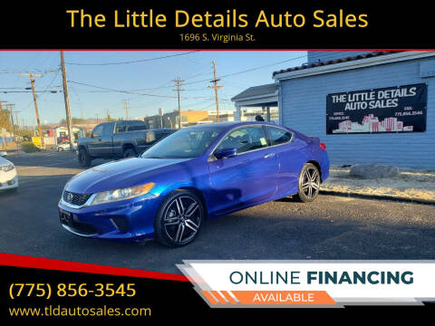 2015 Honda Accord for sale at The Little Details Auto Sales in Reno NV