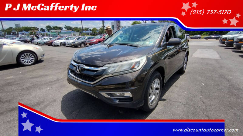 2015 Honda CR-V for sale at P J McCafferty Inc in Langhorne PA