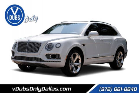 2017 Bentley Bentayga for sale at VDUBS ONLY in Plano TX