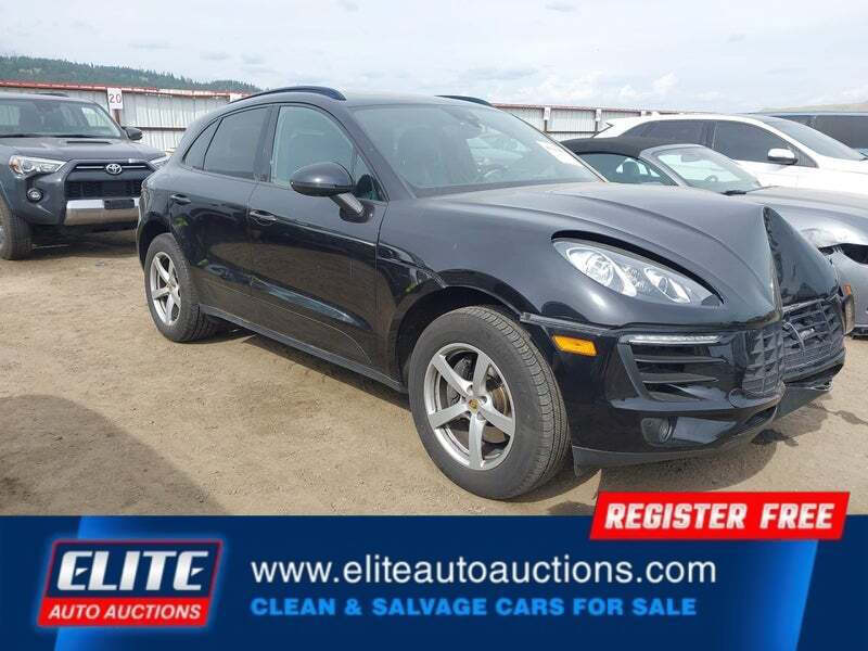 Black 2018 Porsche Macan Base AWD 4dr SUV 1