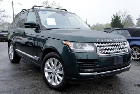 2016 Land Rover Range Rover for sale at CU Carfinders in Norcross GA
