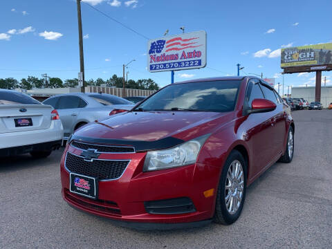 2012 Chevrolet Cruze for sale at Nations Auto Inc. II in Denver CO