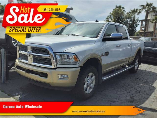 2015 RAM 2500 for sale at Corona Auto Wholesale in Corona CA