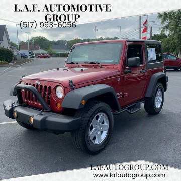 2012 Jeep Wrangler for sale at L.A.F. Automotive Group in Lansing MI