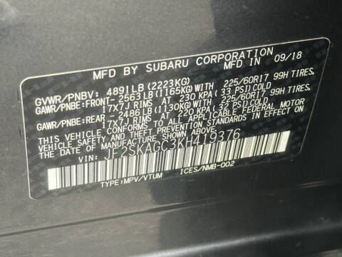 2019 Subaru Forester Premium