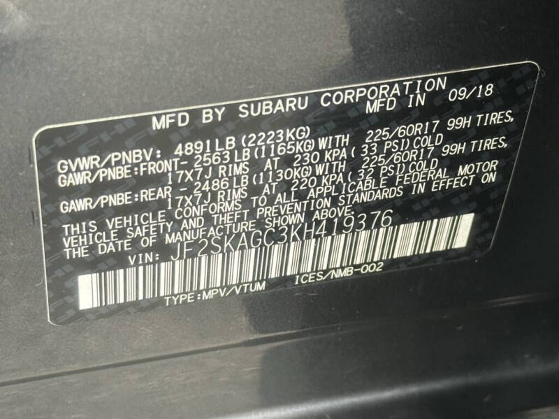 2019 Subaru Forester Premium