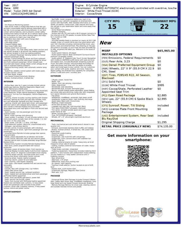 2017 GMC Yukon Denali