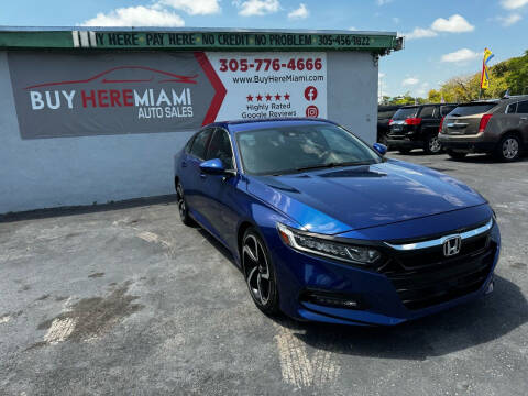 2019 Honda Accord for sale at Buy Here Miami Auto Sales in Miami FL