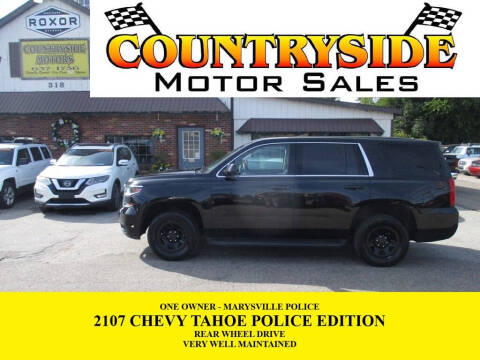 2017 Chevrolet Tahoe Police