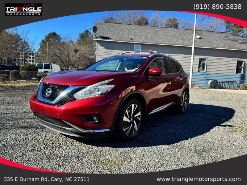 2015 Nissan Murano for sale at Triangle Motorsports in Cary NC