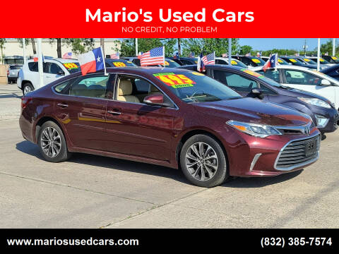 2017 Toyota Avalon for sale at Mario's Used Cars in Houston TX