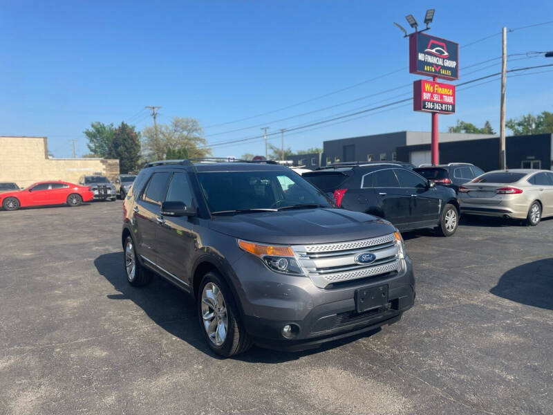 2013 Ford Explorer for sale at MD Financial Group LLC in Warren MI