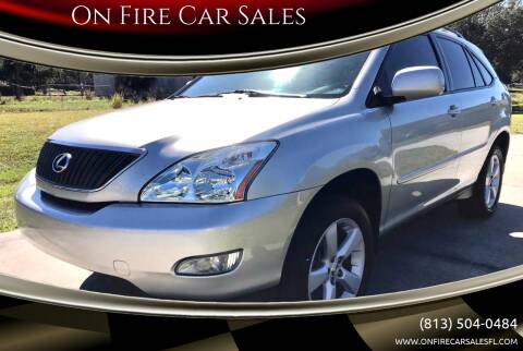 2007 Lexus RX 350 for sale at On Fire Car Sales in Tampa FL