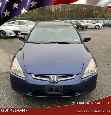2004 Honda Accord for sale at MD Euro Auto Sales LLC in Hasbrouck Heights NJ